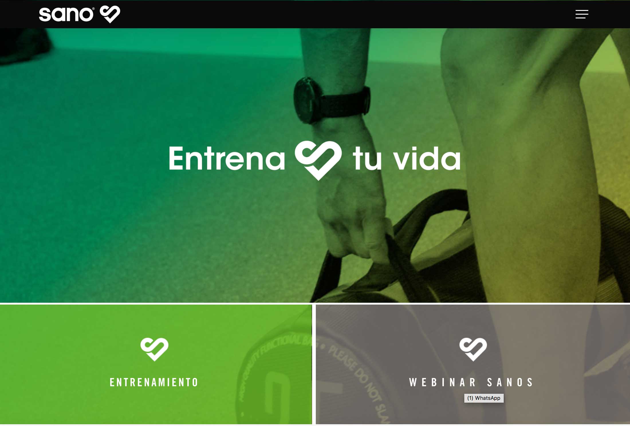 Estrenamos plataforma digital de entrenamientos y contenidos saludables: Sano TV